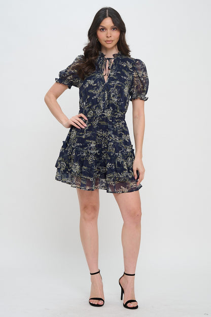 Blue Meadow Mini Dress