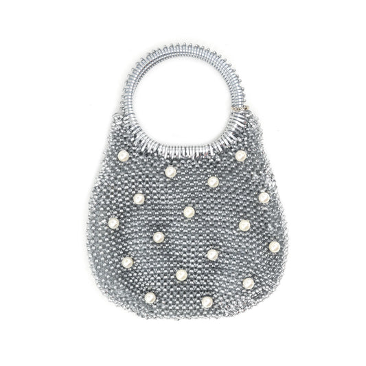 Pearl Nights Mini Bag In Gold Or Silver