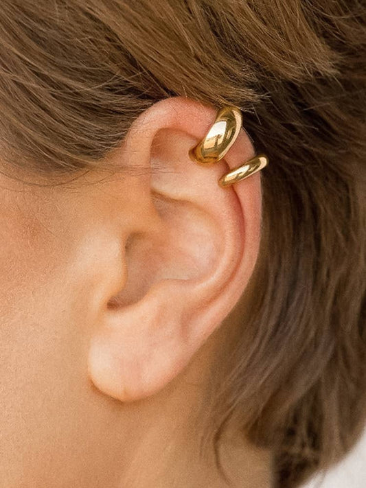 Enzo Gold Ear Cuff- Two Sizes