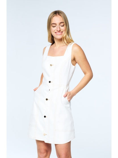 Alanni Scalloped Front Mini Dress