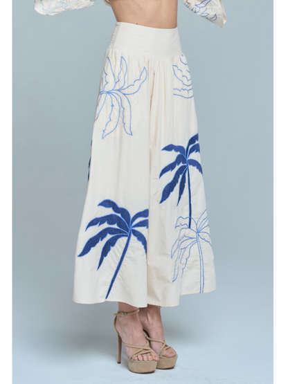 Island Time Palm Skirt