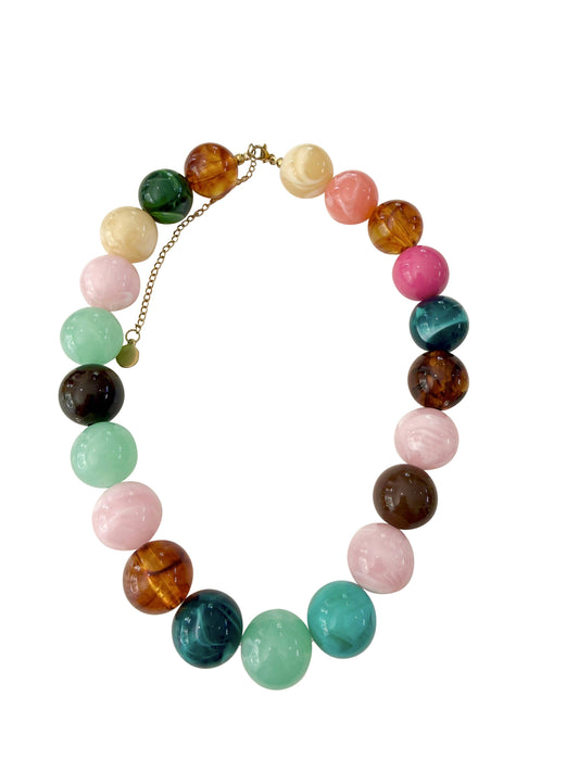 Dora Chunky Beaded Necklace