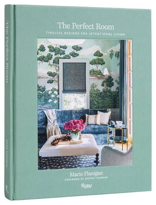 Book cover of 'The Perfect Room' with a room interior design on the cover.