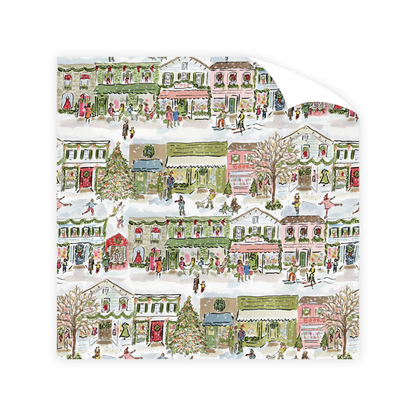 Merry Main Street Wrapping Paper Roll