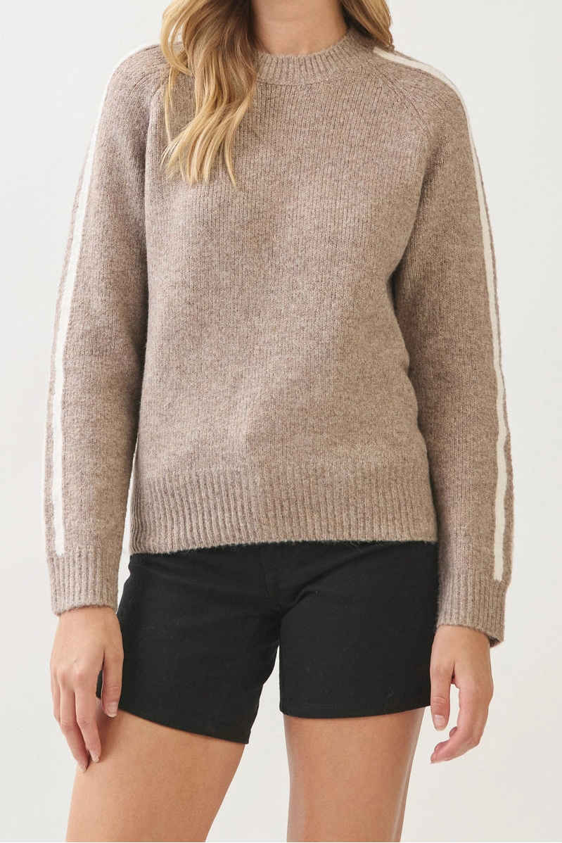 The Hadley Stripe Sleeve Sweater