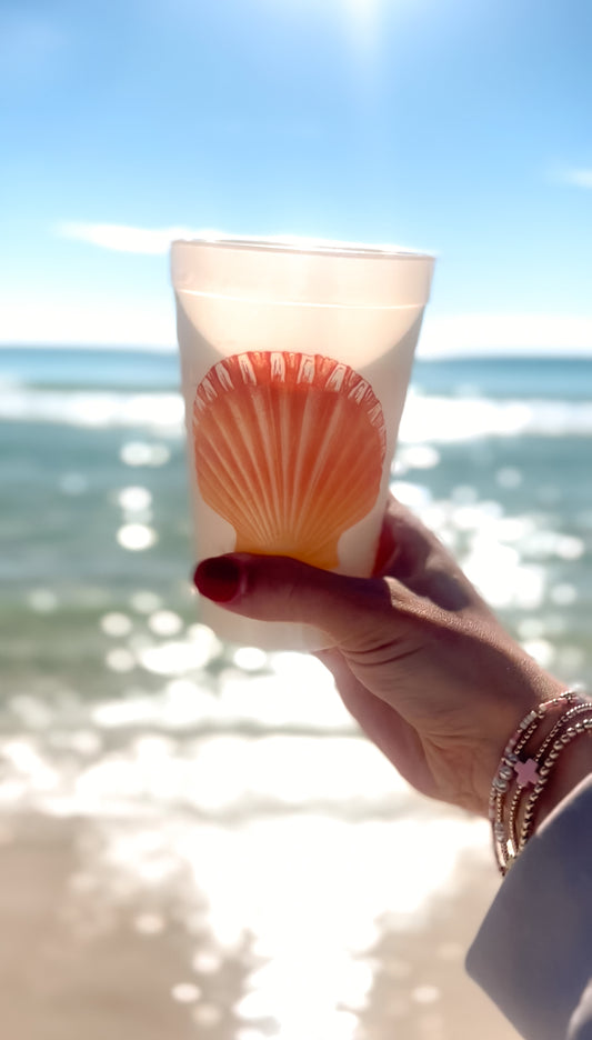 Scallop 16oz Pearlized Cups