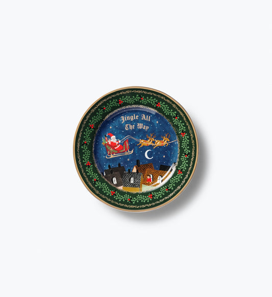 Jingle All the Way Porcelain Dessert Plate