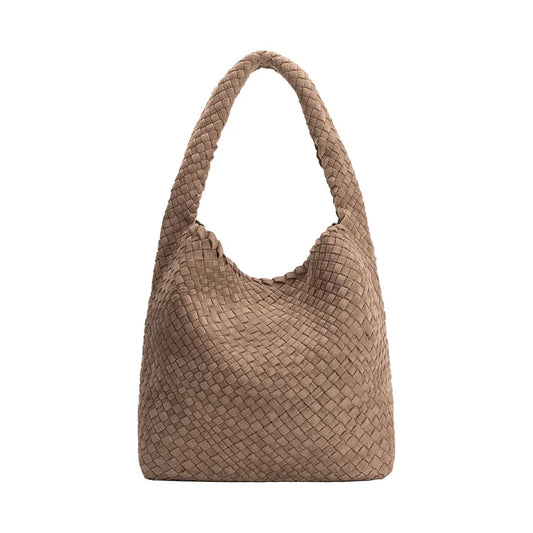 Johanna Clay Suede Recycled Vegan Shoulder Bag