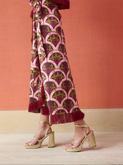 Brooks Avenue Cooper Wrap Skirt – Berry Vine
