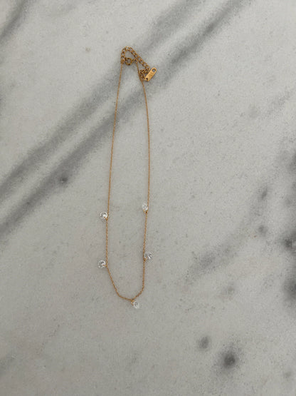 Clear Crystal Necklace