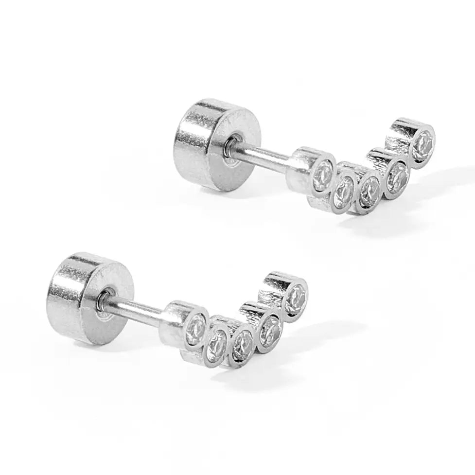 Harper Arch Stud Earrings