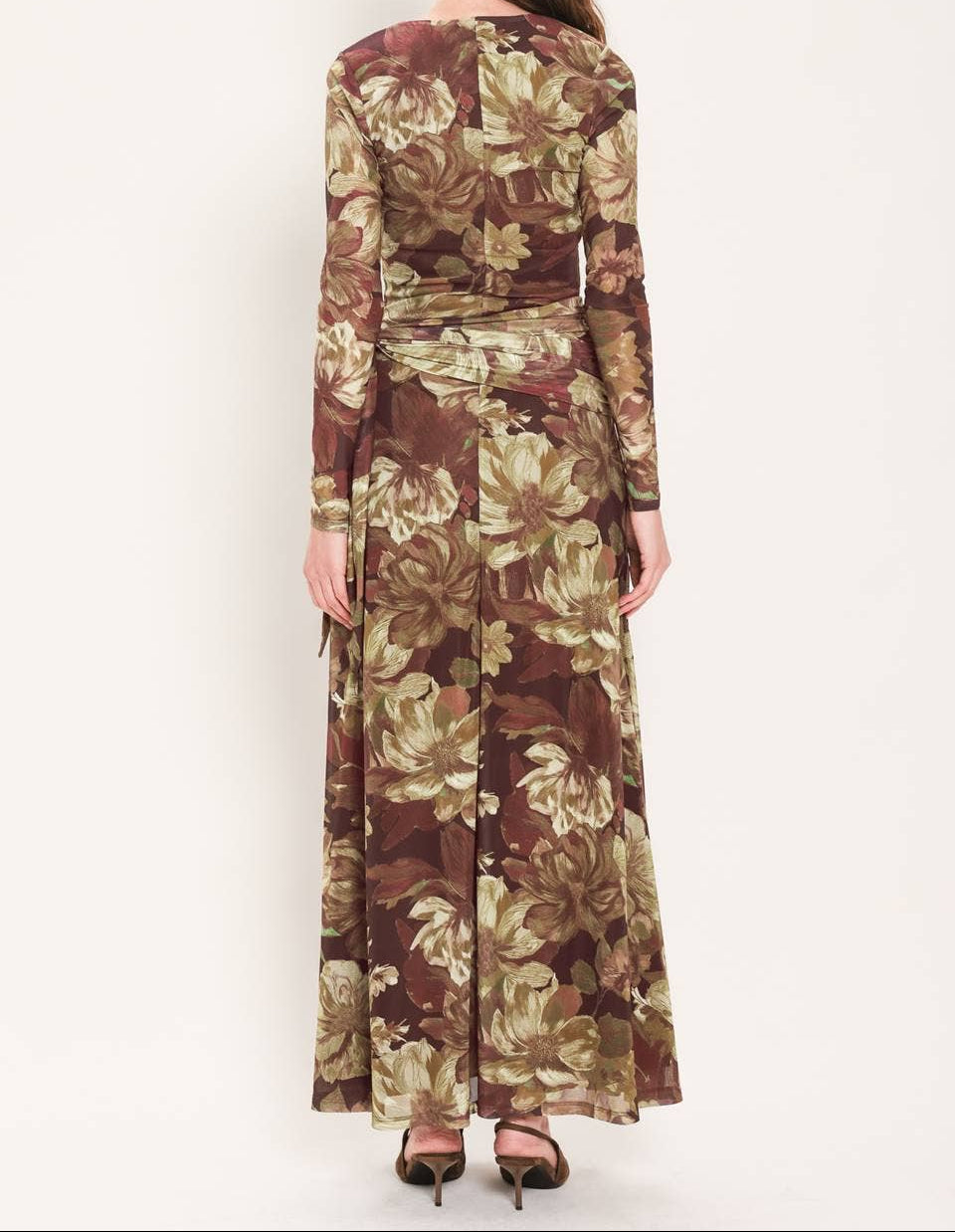 The Autumn Garden Floral Maxi Dress