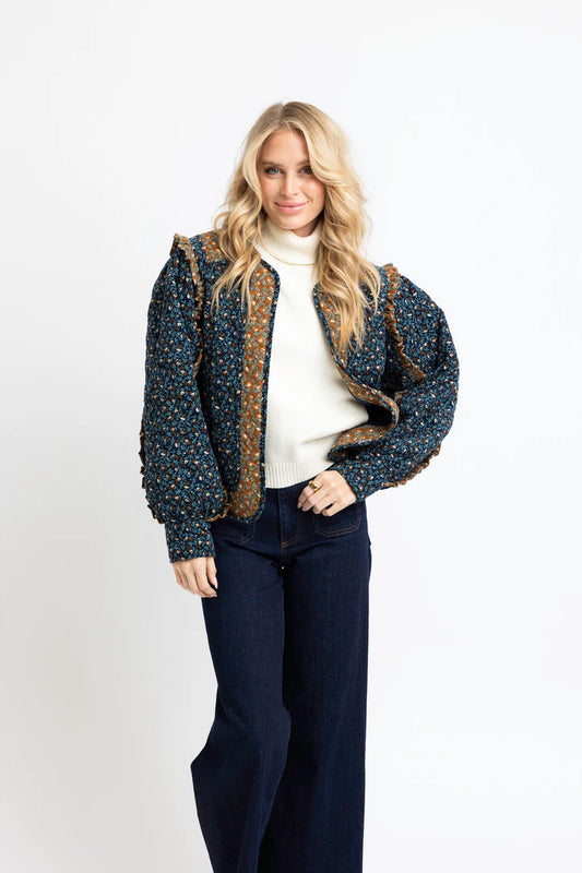 Floral Vintage Cord Novelty Jacket