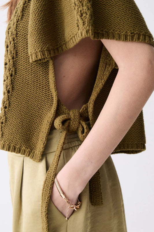 Wild Olive Knit Top