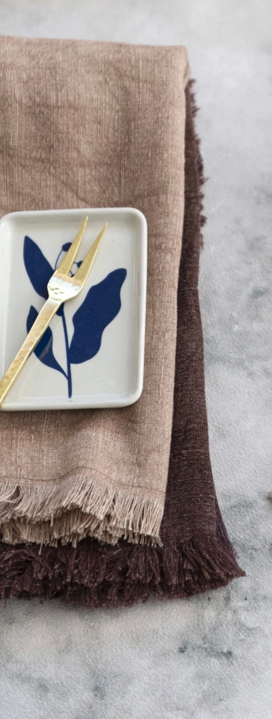 Tide Petal Stoneware Dish