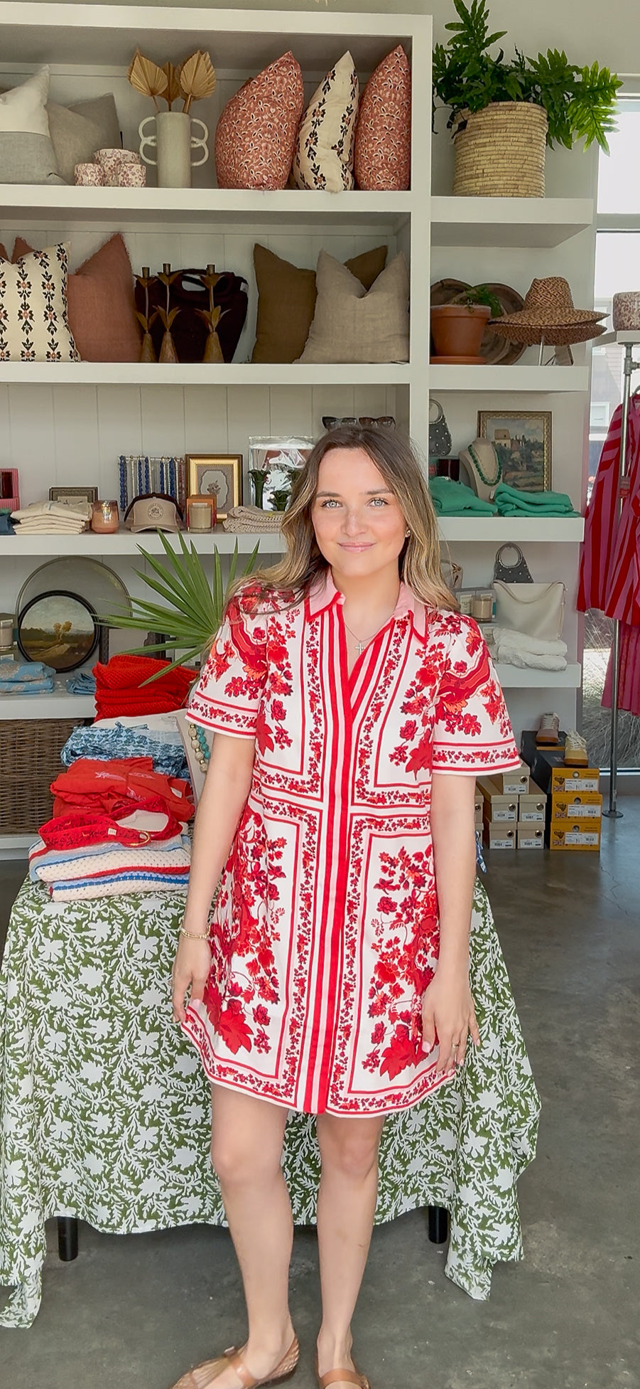 Anna Cate- Poppy Dress in Summer Brunch
