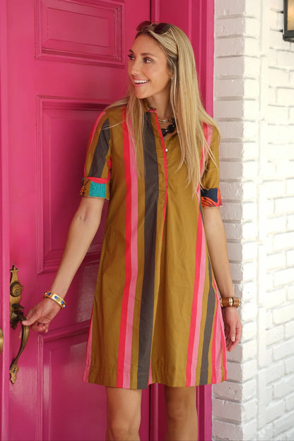 Ember Stripe Dress