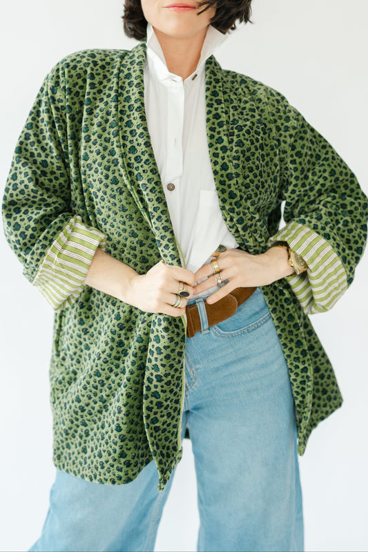 Eleanor James Penny Velvet Lounge - Green