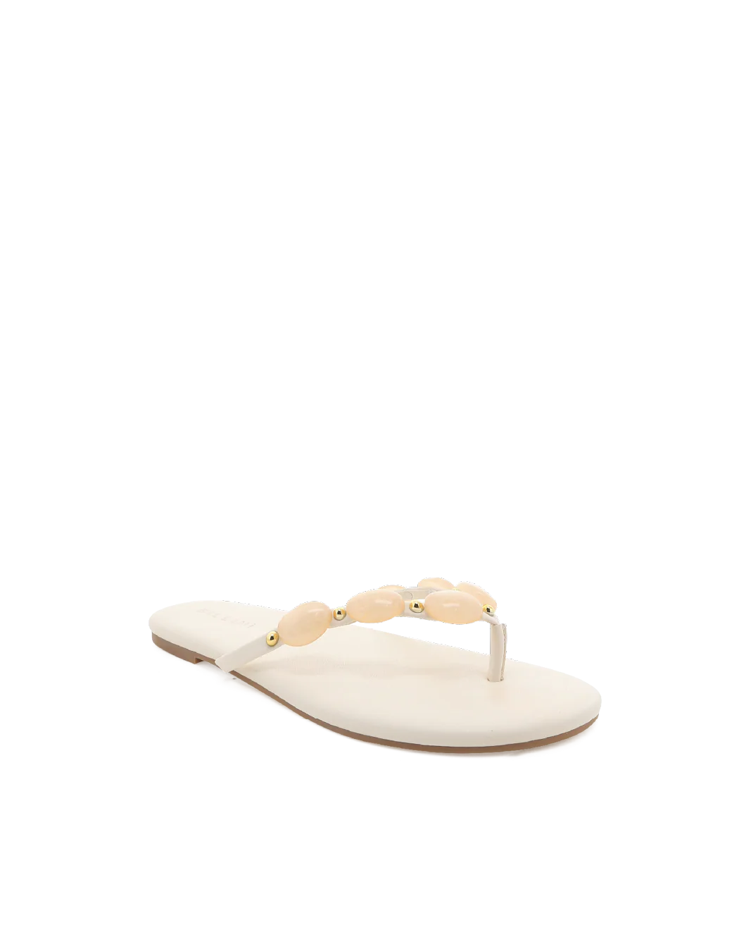 The Isla Beaded Sandal in Ivory