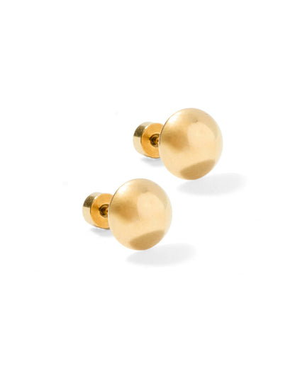Vanessa Gold Screwback Stud Earrings