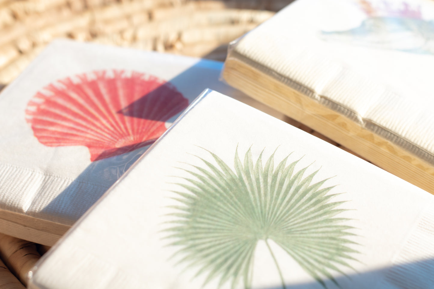 Scallop Beverage Napkins
