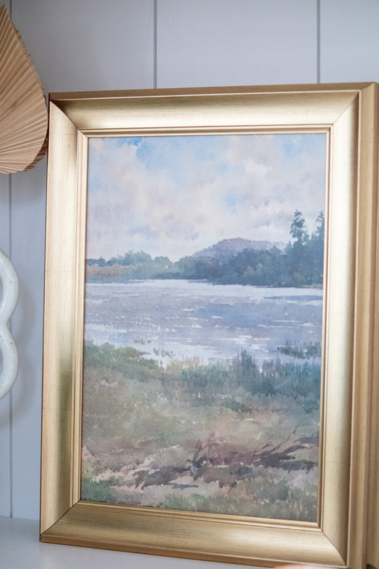 Lakeside Landscape Artwork