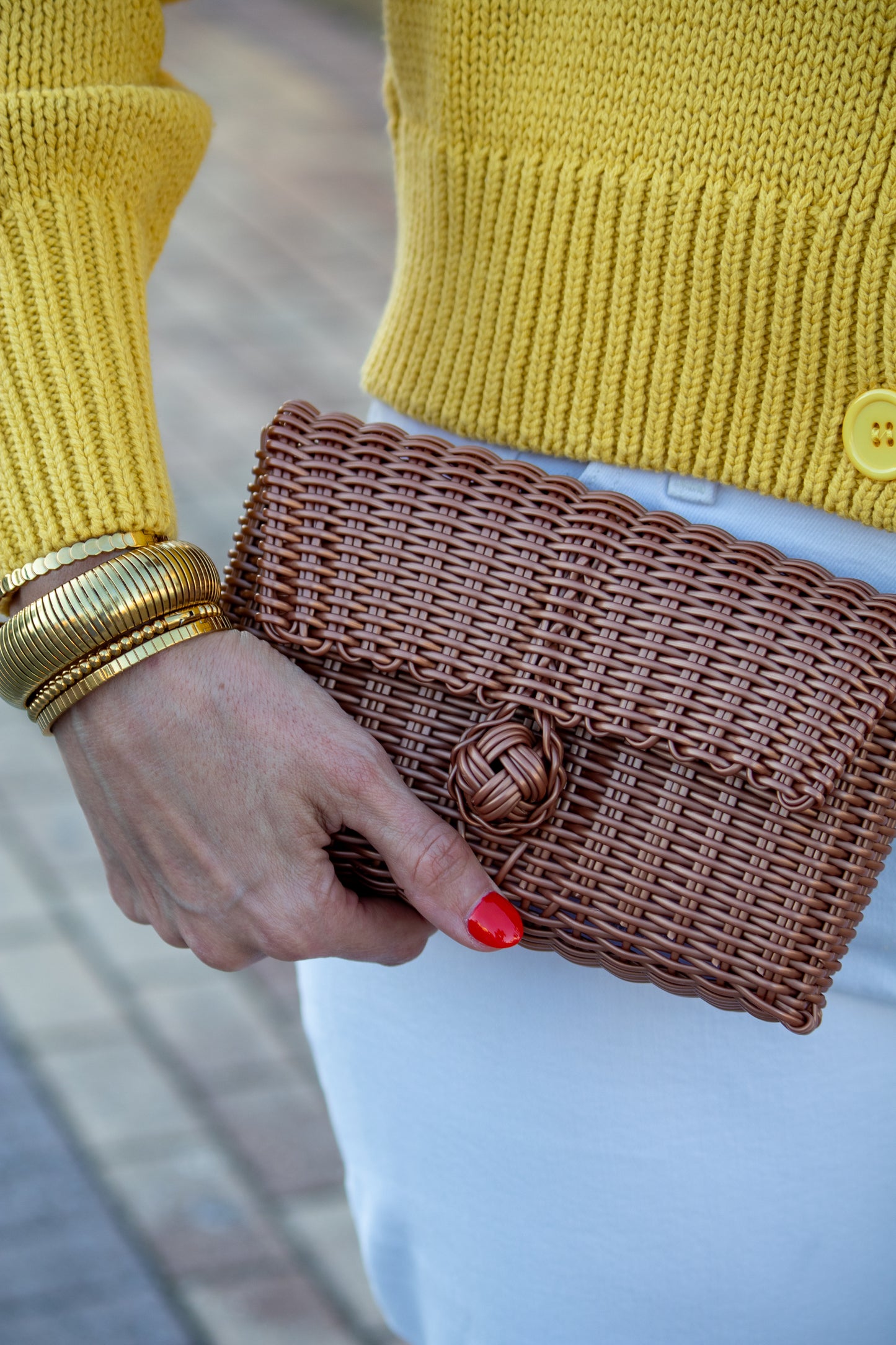 Copper Luxe Clutch