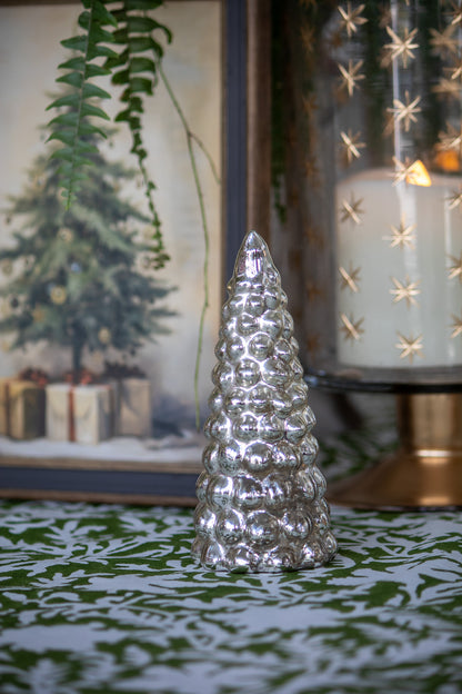 Silver Mercury Glass Christmas Trees