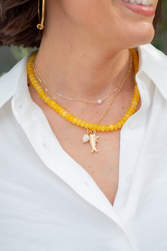 Lemon Sorbet Candy Necklace