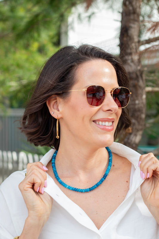 Cerulean Breeze Candy Necklace