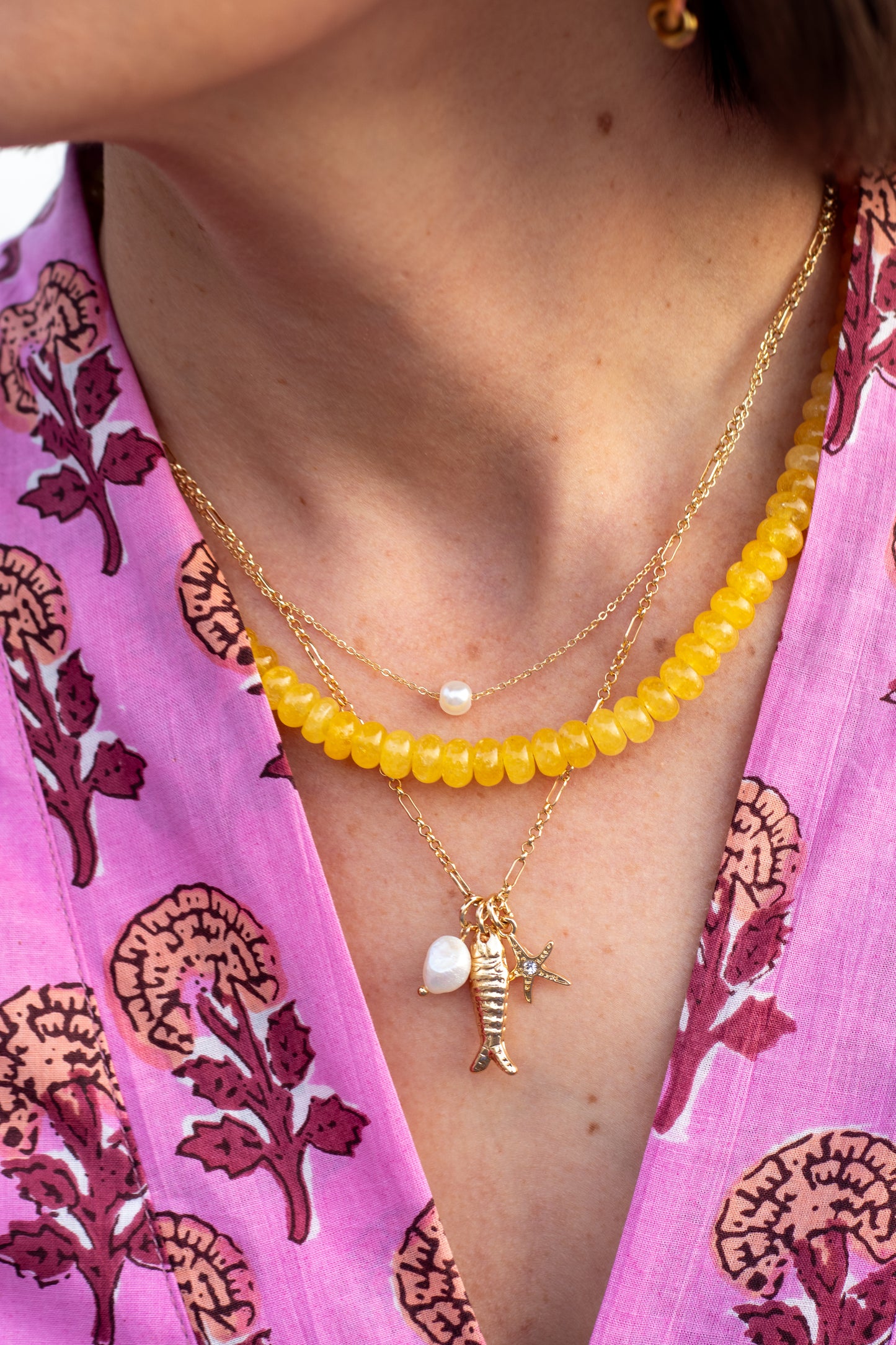 Lemon Sorbet Candy Necklace