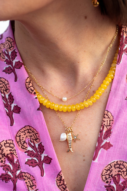 Lemon Sorbet Candy Necklace