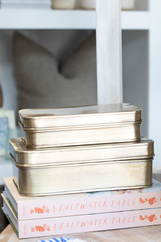 Gold Metal Box