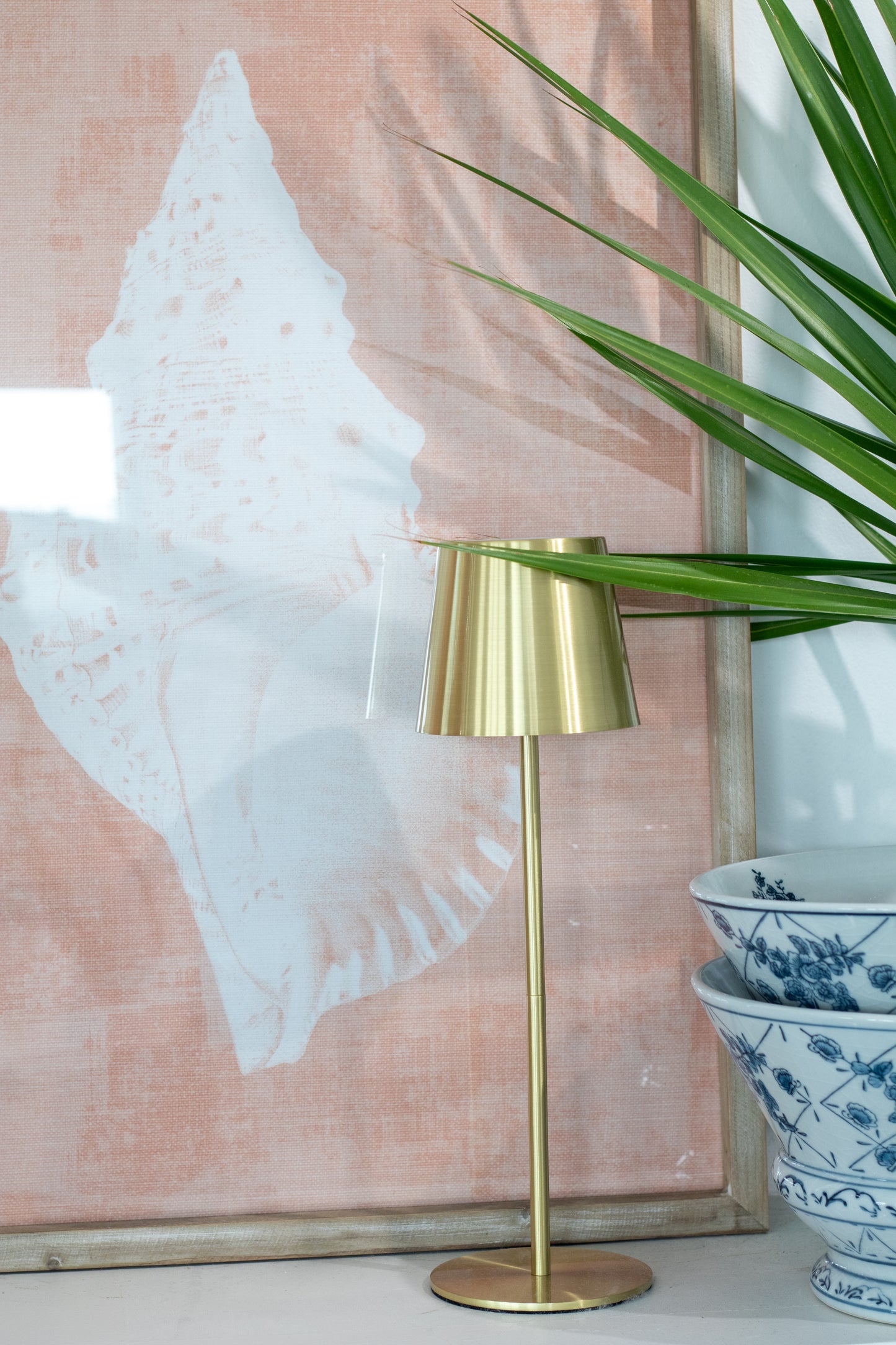 Rechargeable Gold Brass Table Lamp