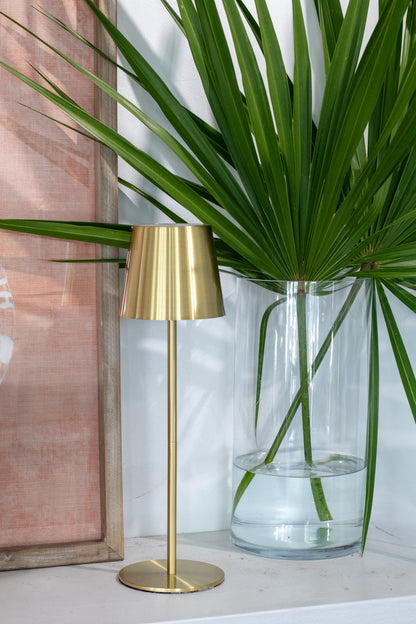 Rechargeable Gold Brass Table Lamp