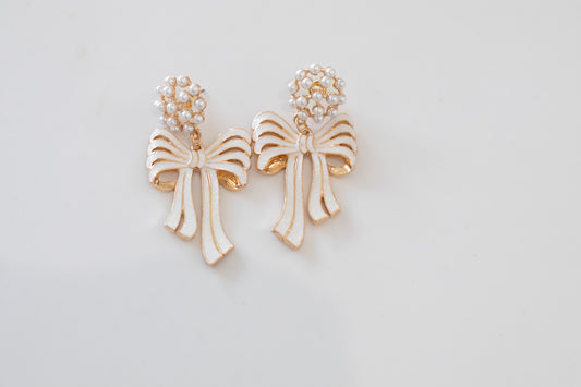 Christmas Bow Earrings