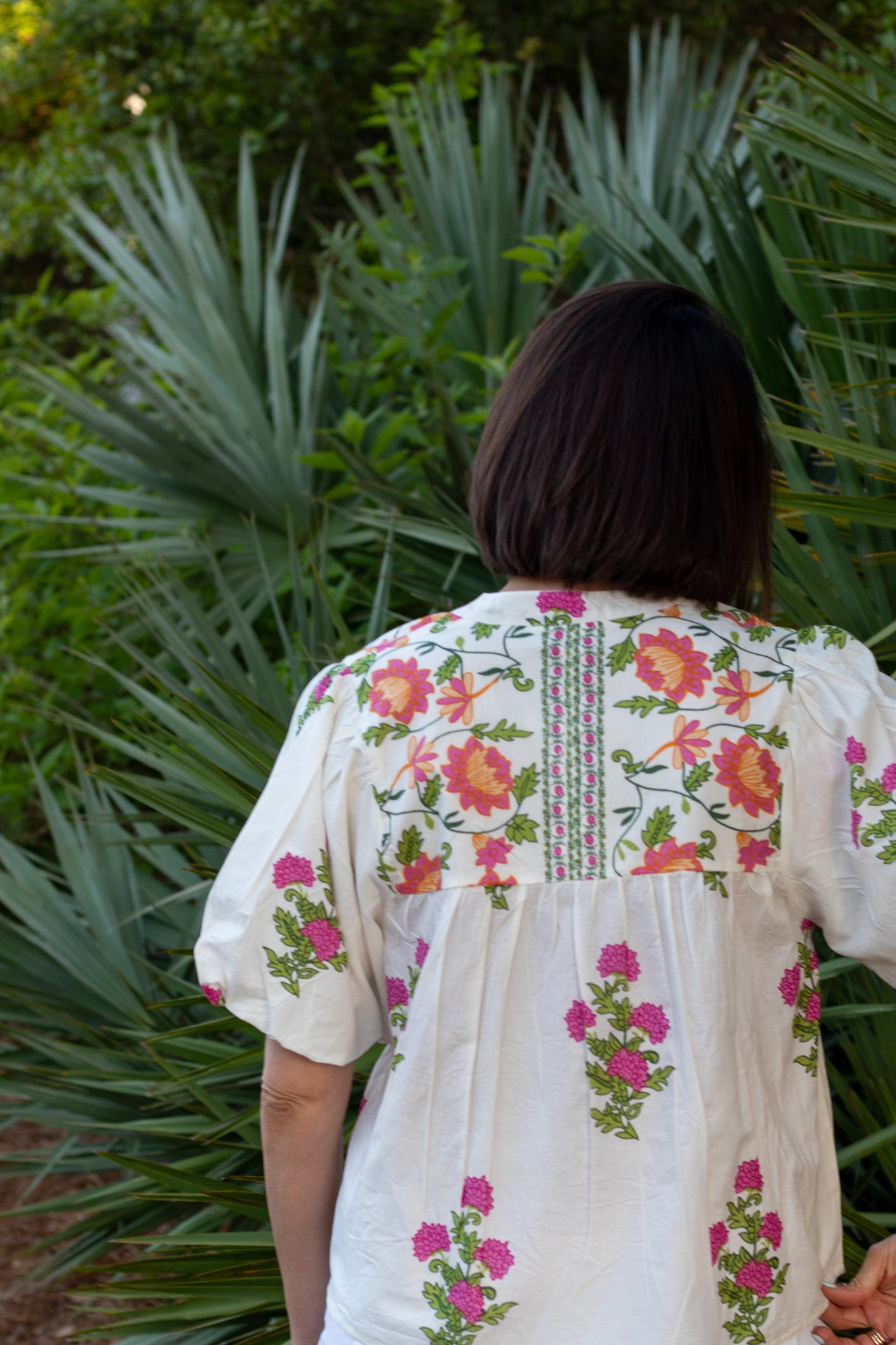 Luna Petal Tassel Tie Top