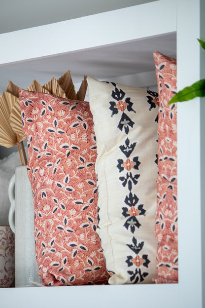 Terracotta Vine Pillow