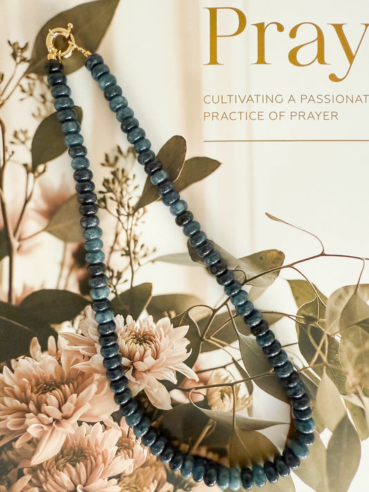 Dark Slate Blue Candy Necklace
