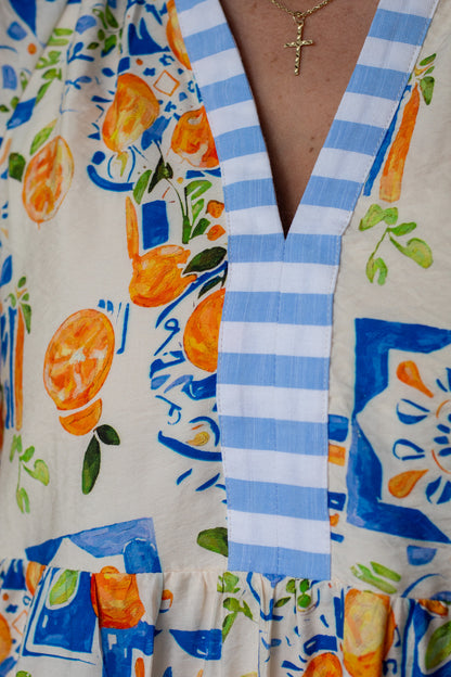 Tangerine Tide Dress