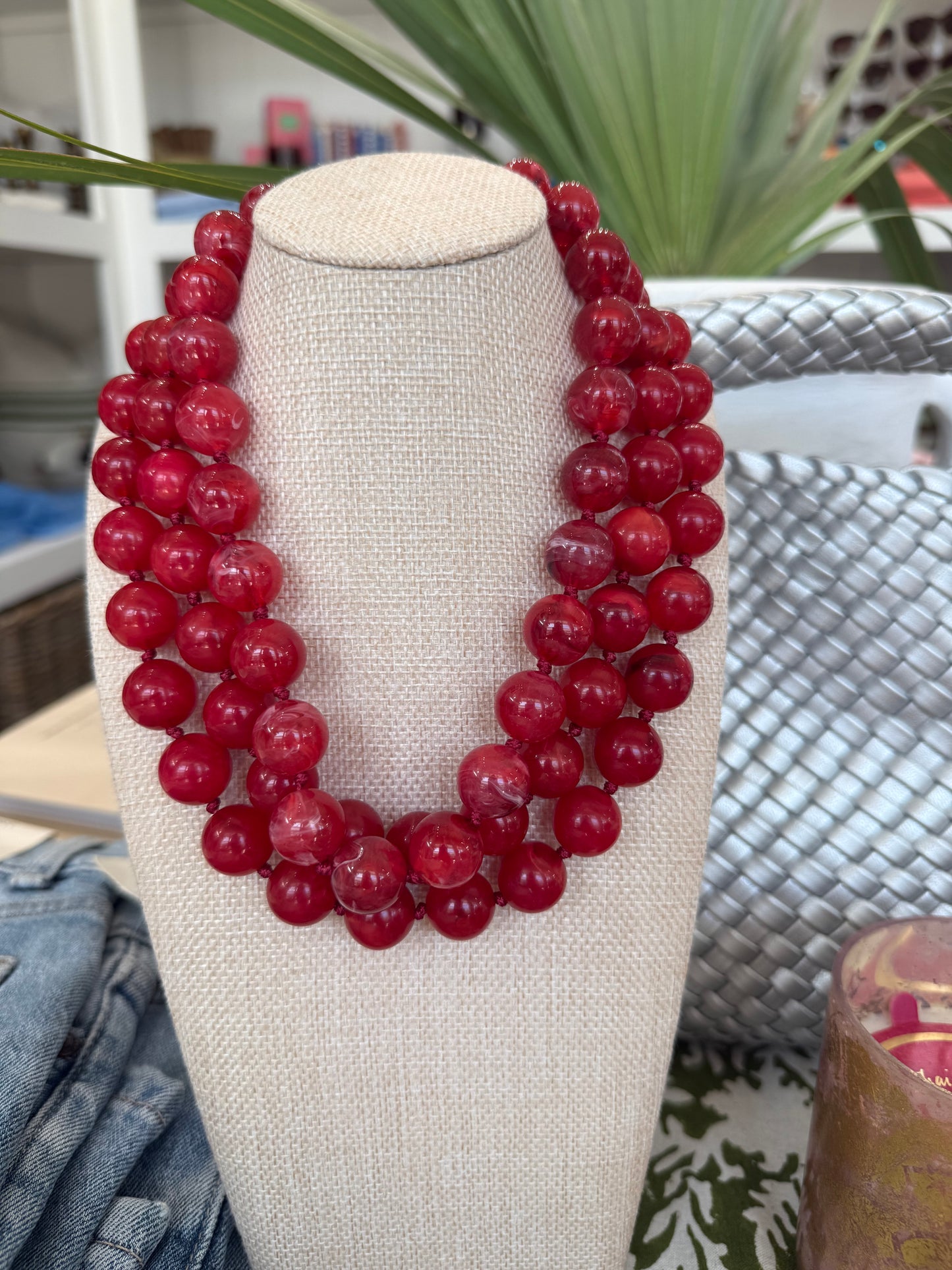 Poppy Marble Necklace
