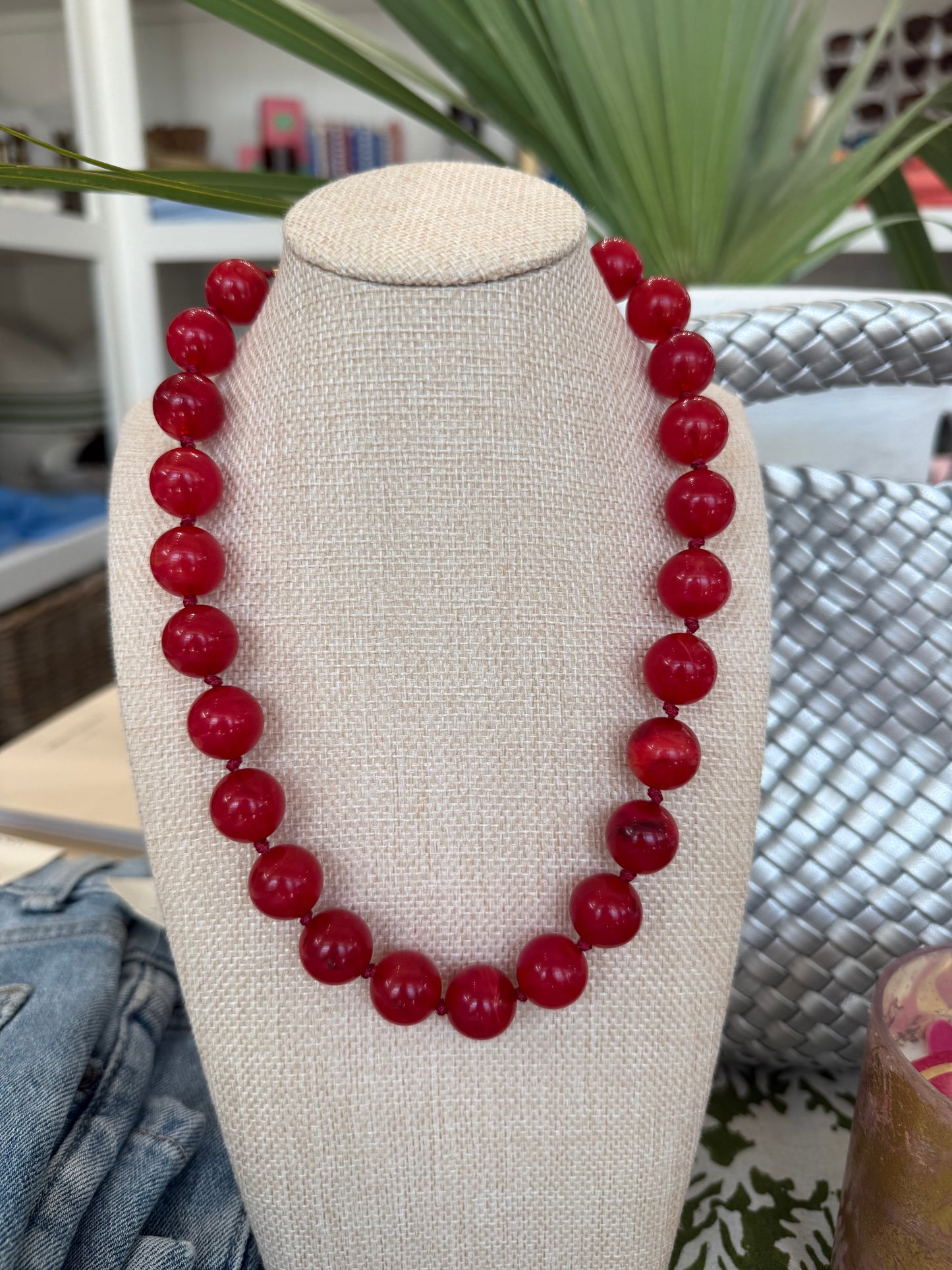 Poppy Marble Necklace