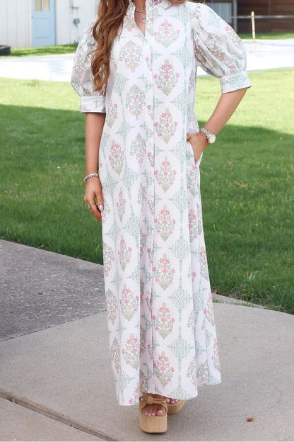 Claire Garden Shirt Dress