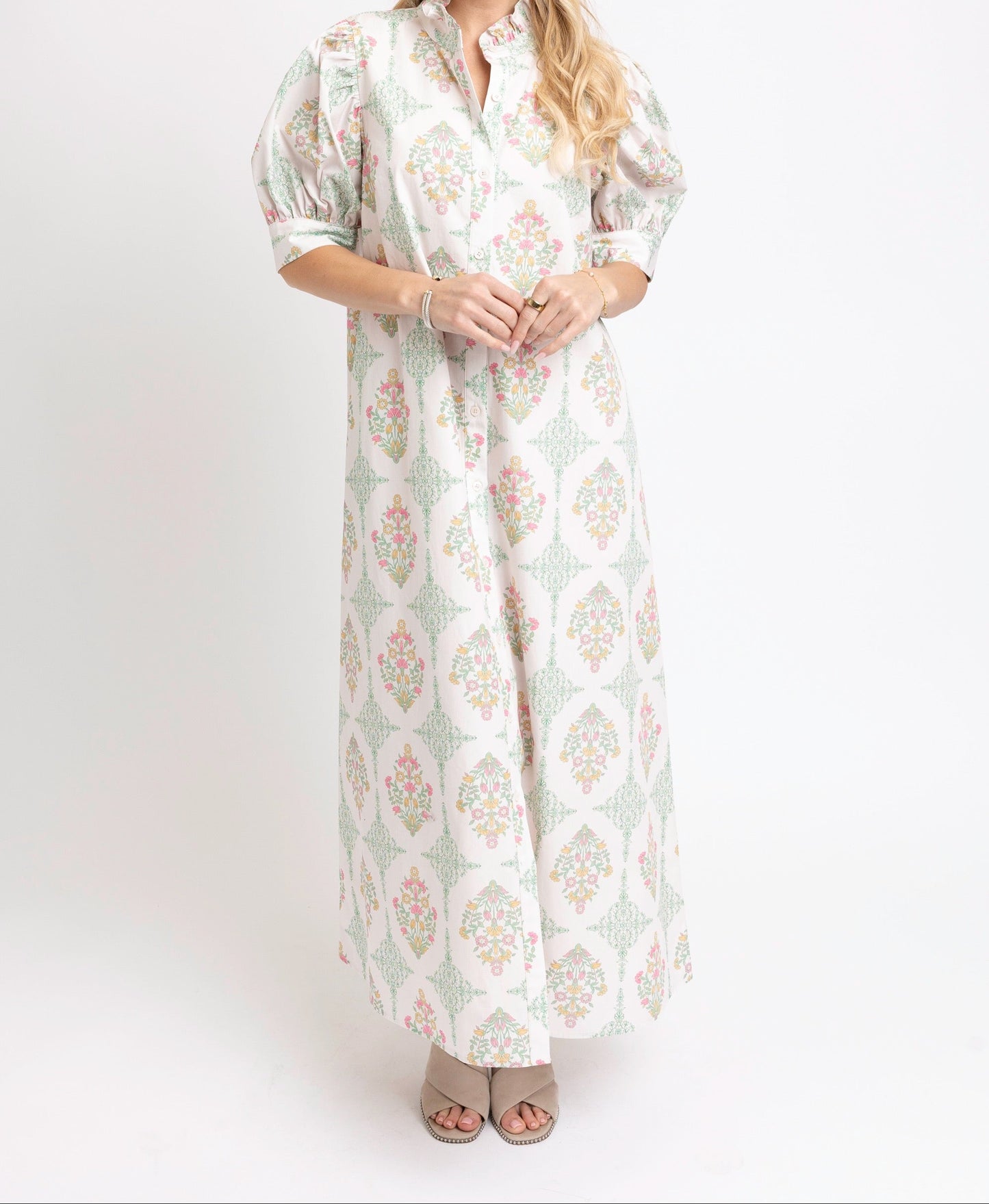 Claire Garden Shirt Dress