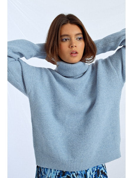 Winter Sky Turtleneck