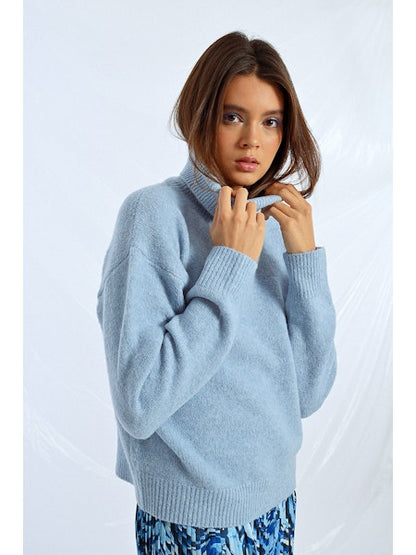 Winter Sky Turtleneck