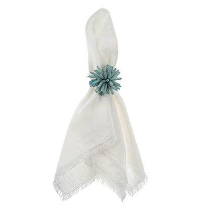 Seaglass Starburst Napkin Ring, Set of 4