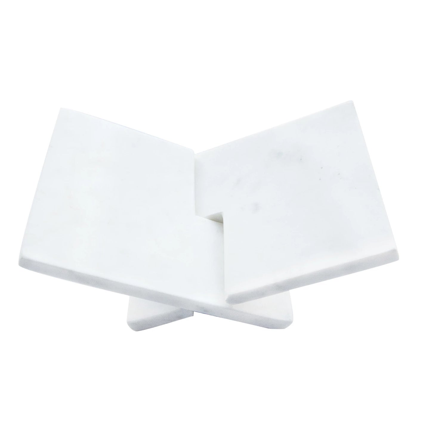 Interlocking Marble Book Stand