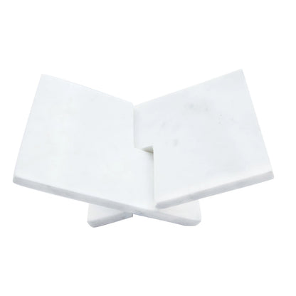 Interlocking Marble Book Stand