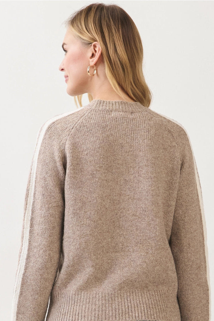 The Hadley Stripe Sleeve Sweater